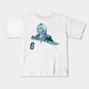 scream VI  (Scream 6) Hayden Panettiere (Kirby Reed) scary horror movie graphic design by ironpalette Kids T-Shirt